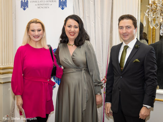 Feierlicher Empfang des Rumänischen Generalkonsulats München am 13.November 2024 im Rahmen des 25-jährigen Jubiläums der institutionellen Bayerisch-Rumänischen Zusammenarbeit im Hotel Bayerischer Hof. Foto: Stefan Baumgarth.
