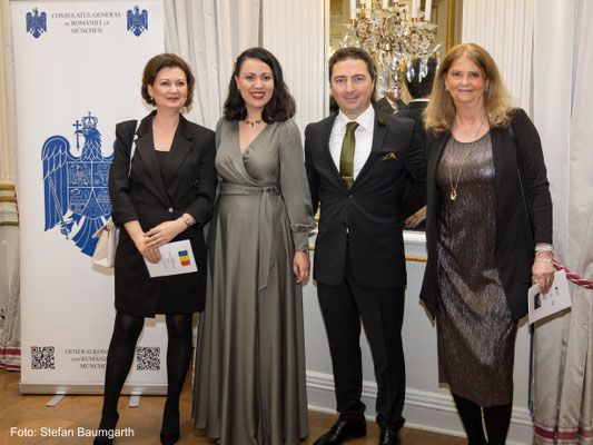 Feierlicher Empfang des Rumänischen Generalkonsulats München am 13.November 2024 im Rahmen des 25-jährigen Jubiläums der institutionellen Bayerisch-Rumänischen Zusammenarbeit im Hotel Bayerischer Hof. Foto: Stefan Baumgarth.