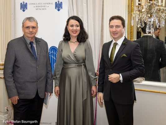 Feierlicher Empfang des Rumänischen Generalkonsulats München am 13.November 2024 im Rahmen des 25-jährigen Jubiläums der institutionellen Bayerisch-Rumänischen Zusammenarbeit im Hotel Bayerischer Hof. Foto: Stefan Baumgarth.