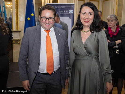 Feierlicher Empfang des Rumänischen Generalkonsulats München am 13.November 2024 im Rahmen des 25-jährigen Jubiläums der institutionellen Bayerisch-Rumänischen Zusammenarbeit im Hotel Bayerischer Hof. Foto: Stefan Baumgarth.