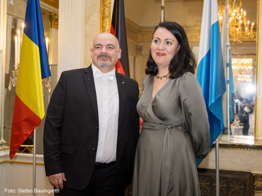Feierlicher Empfang des Rumänischen Generalkonsulats München am 13.November 2024 im Rahmen des 25-jährigen Jubiläums der institutionellen Bayerisch-Rumänischen Zusammenarbeit im Hotel Bayerischer Hof. Foto: Stefan Baumgarth.