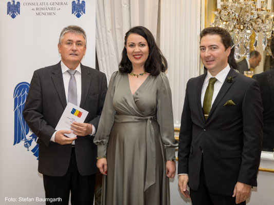 Feierlicher Empfang des Rumänischen Generalkonsulats München am 13.November 2024 im Rahmen des 25-jährigen Jubiläums der institutionellen Bayerisch-Rumänischen Zusammenarbeit im Hotel Bayerischer Hof. Foto: Stefan Baumgarth.