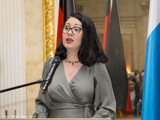 Feierlicher Empfang des Rumänischen Generalkonsulats München am 13.November 2024 im Rahmen des 25-jährigen Jubiläums der institutionellen Bayerisch-Rumänischen Zusammenarbeit im Hotel Bayerischer Hof. Foto: Stefan Baumgarth.