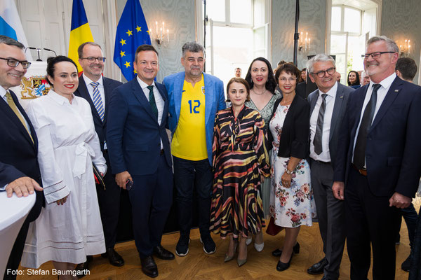 Empfang der Bayerischen Staatskanzlei und des Rumänischen Generalkonsulats München im Schloss Nymphenburg, 17.06.2024, Foto: Stefan Baumgarth