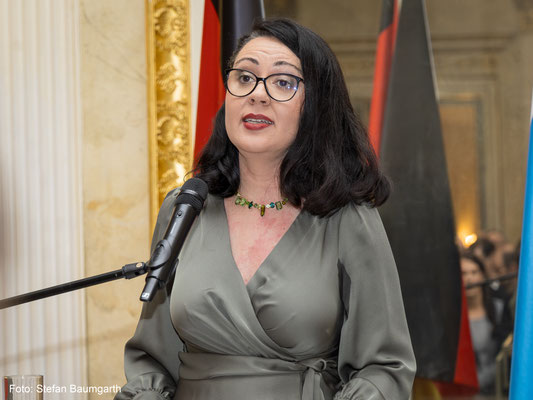 Feierlicher Empfang des Rumänischen Generalkonsulats München am 13.November 2024 im Rahmen des 25-jährigen Jubiläums der institutionellen Bayerisch-Rumänischen Zusammenarbeit im Hotel Bayerischer Hof. Foto: Stefan Baumgarth.