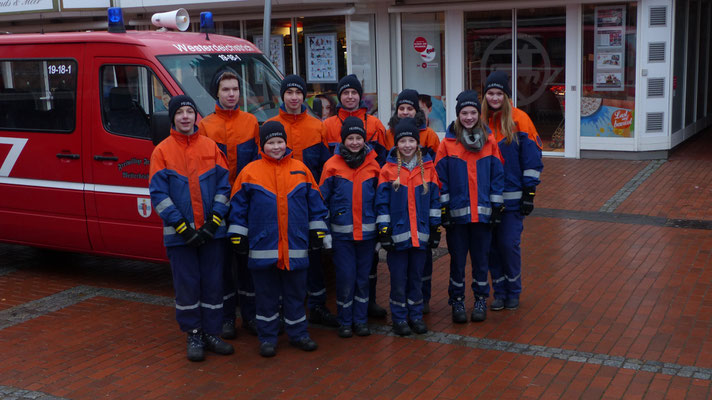 Sicherung Karnevalsumzug in Büsum Gruppenfoto 2017