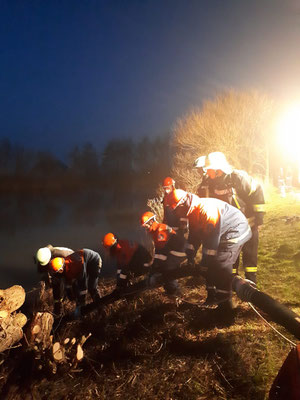 22.03.2019 Übungsdienst "Löschangriff aus offener Wasserstelle"