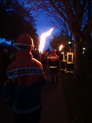 Laterneumzug 2019 in Büsum