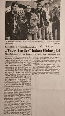 Tapsi Turtles, Niederstetten, Januar 1994