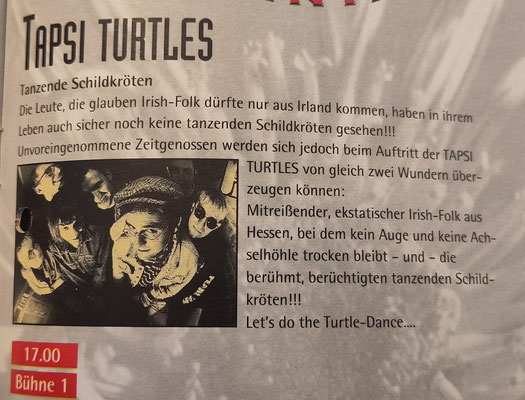 Tapsi Turtles, Witten Total, August 1993
