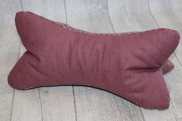 ... mit besch. Leinen in ginger red