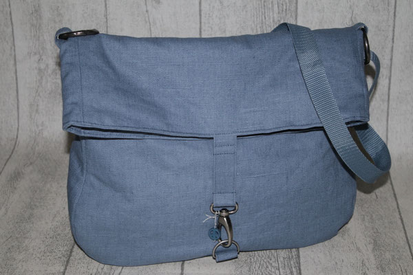 Um-Ma-KA :) aus besch. Leinen - Farbe: denim blue