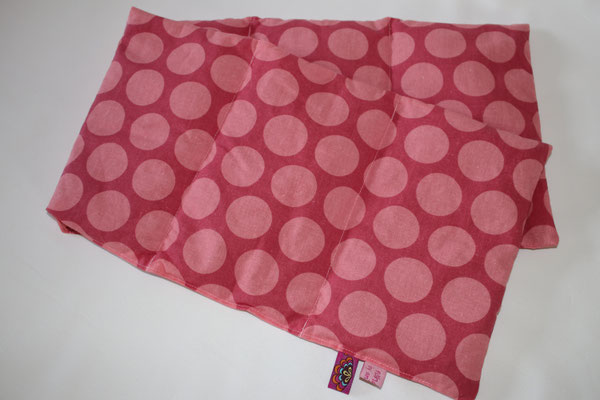 RAPSFÜLLUNG !! Design/Farbe: Super Dots  raspberry / peachy pink - Webband: Blume