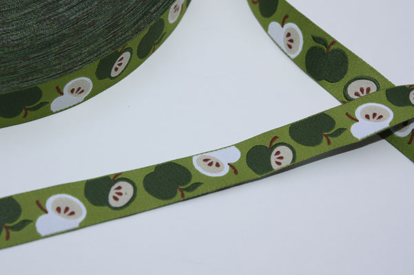 WIEDER DAHAAAA :) an apple a day - grün - AUCH IN TÜRKIS ERHÄLTLICH :))) - Design: Hamburger Liebe 2011 - EUR 1,90/m