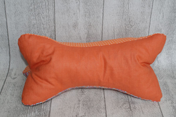 ... und beschichteter Leinen in orange