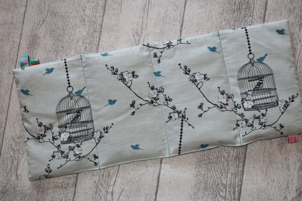ACHTUNG: 48 x 20 cm - 4 Kammern - Design ZWEISEITIG: hier Birdcage in verte ...