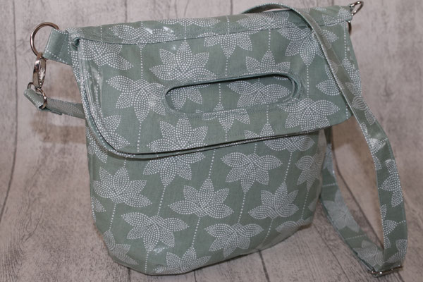 Umschlag-/"Griff"-tasche :) Lotus verte .. Tasche "zum Umhängen" oder aber auch am Tascheneingriff zu tragen :) ..69
