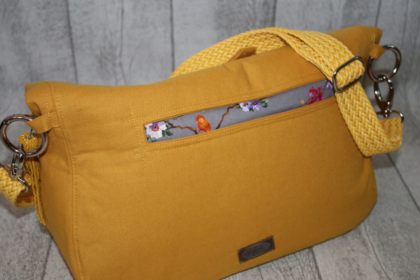 Rückseite der Tasche - Eingriffs-/Einstecktasche