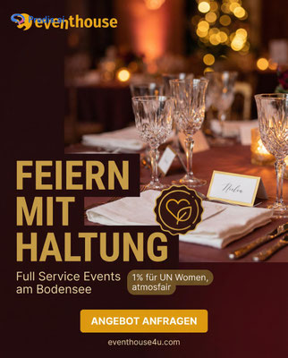 Feiern mit Haltung mit event house