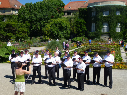 Chormatinee im Botanischen Garten am 10.07.2016