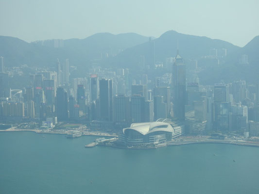 Blick auf die Oper HongKongs