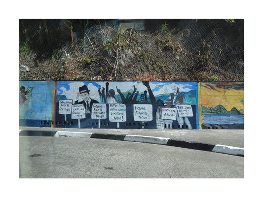 Graffiti auf Grenada