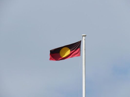 die Flagge der Aboriginals