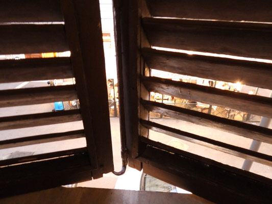Blick aus dem Hotelfenster, ...