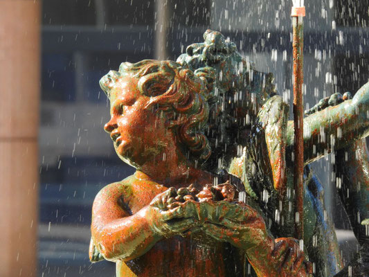 Brunnen in Montevideos Innenstadt