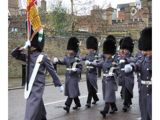 Old Guard marschierend