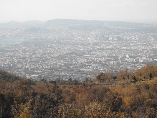 Blick auf Neapel vom Vesuv aus