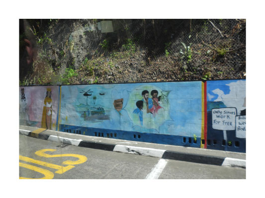 Graffiti auf Grenada