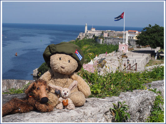 wir auf der Fortaleza de San Carlos de la Cabaña