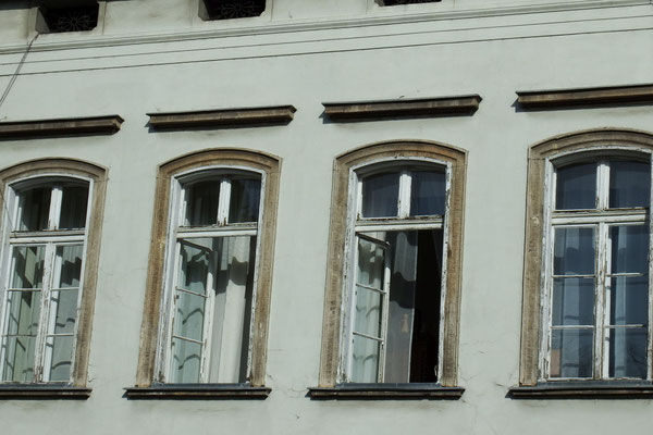 Straßenarchitektur Buda, Budapest