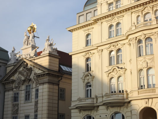 in den Straßen der Innenstadt Wiens