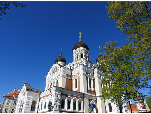 Aleksander-Newski-Kathedrale auf dem Domberg in Tallin