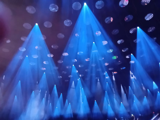 Lichteffekte im Konzertsaal