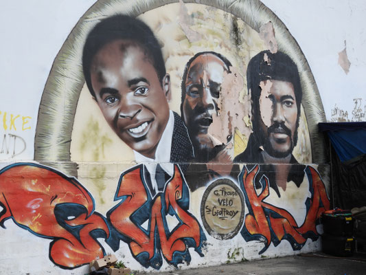 Graffiti auf Guadeloupe