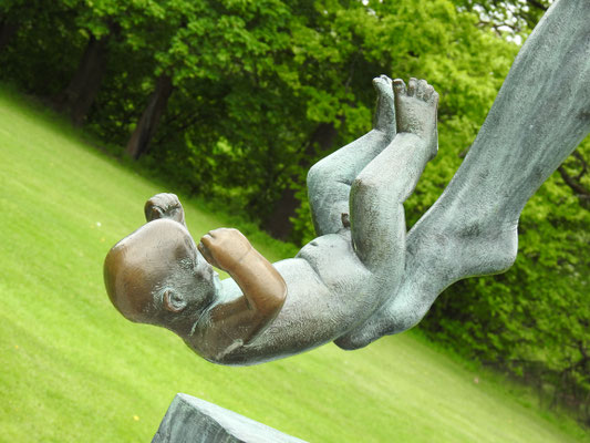 Skulptur im Vigeland Skulpturenpark