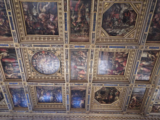 Decke im Sala dei Cinquecento im Palazzo Vecchio