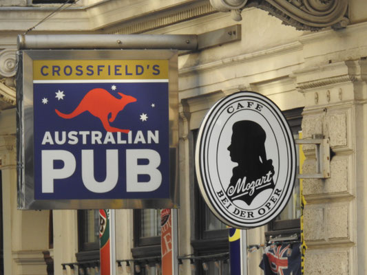 auch wenn es einen australischen Pub in Wien gibt ...