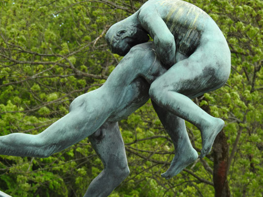 Skulptur im Vigeland Skulpturenpark