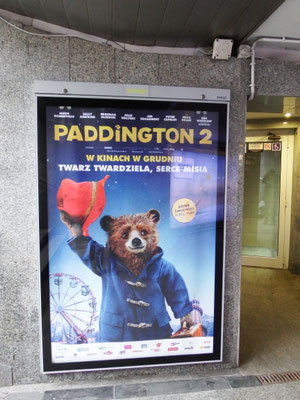 Paddington begrüßt Kasimir, Cäsar, Fredi und Kerl in Warschau