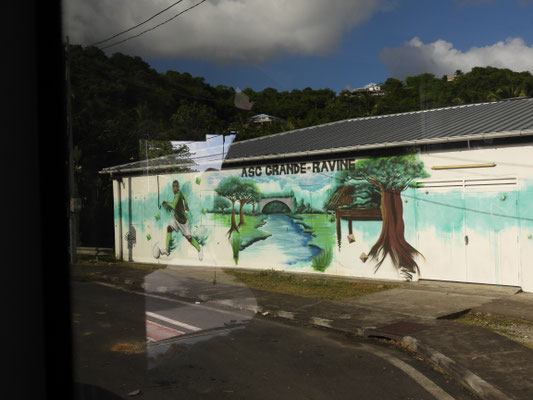 Graffiti auf Guadeloupe