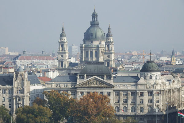 Blick von Buda auf Pest