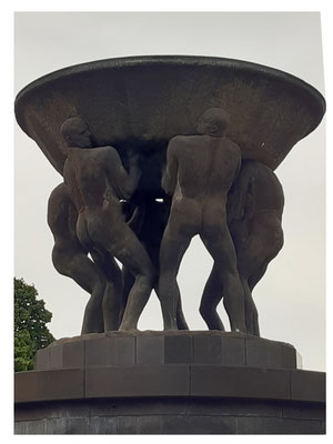 Skulptur im Vigeland Skulpturenpark