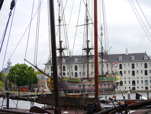 Wir (Kasimir, Cäsar und Fredi) in Amsterdam - Scheepvaartmuseum