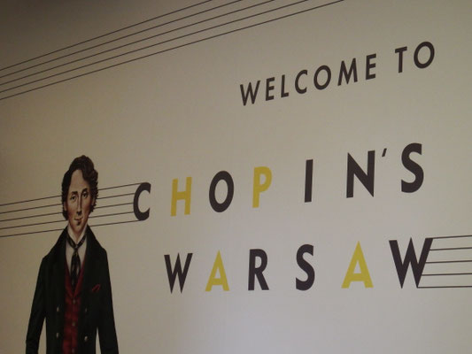 Chopin begrüßt Kasimir, Cäsar, Fredi und Kerl in Warschau