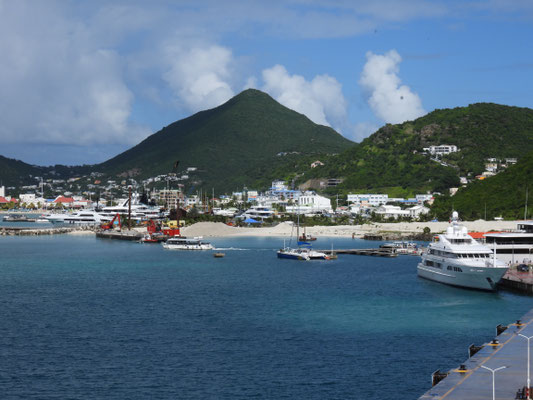 der Hafen von St. Maarten