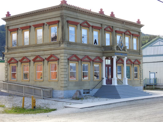 Gebäude in Dawson, Yukon, Kanada